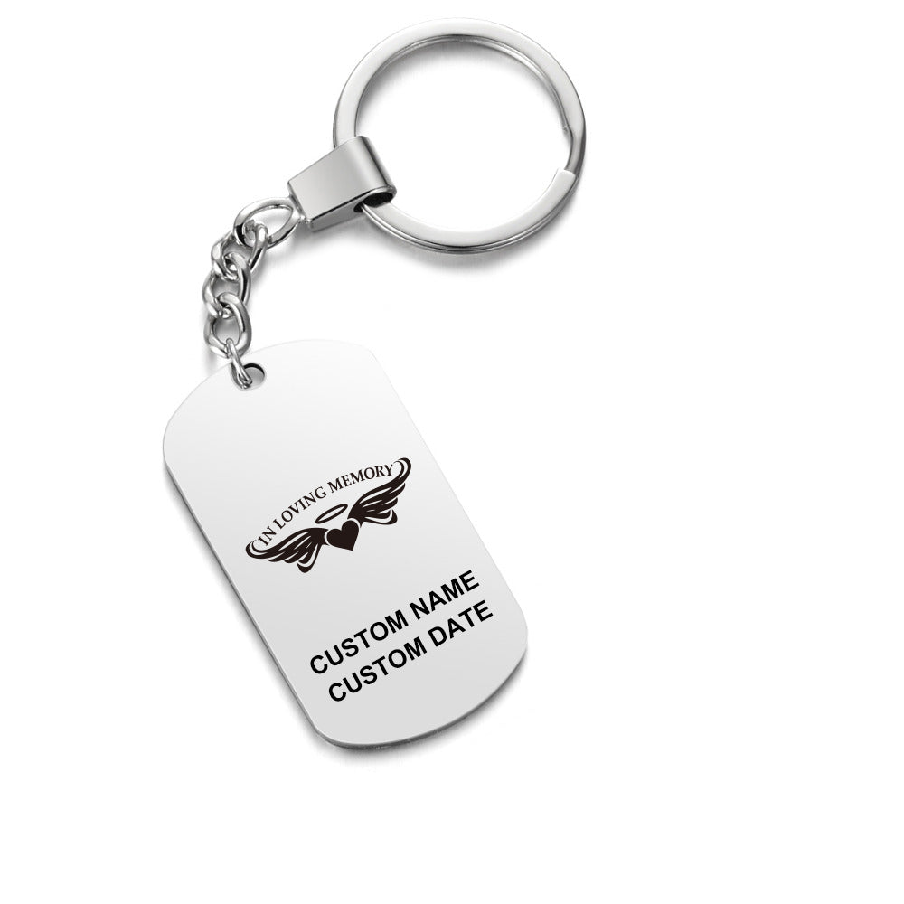 Keepsake Memorial Keychain 😍 Choose Your Style – My Memory Ring