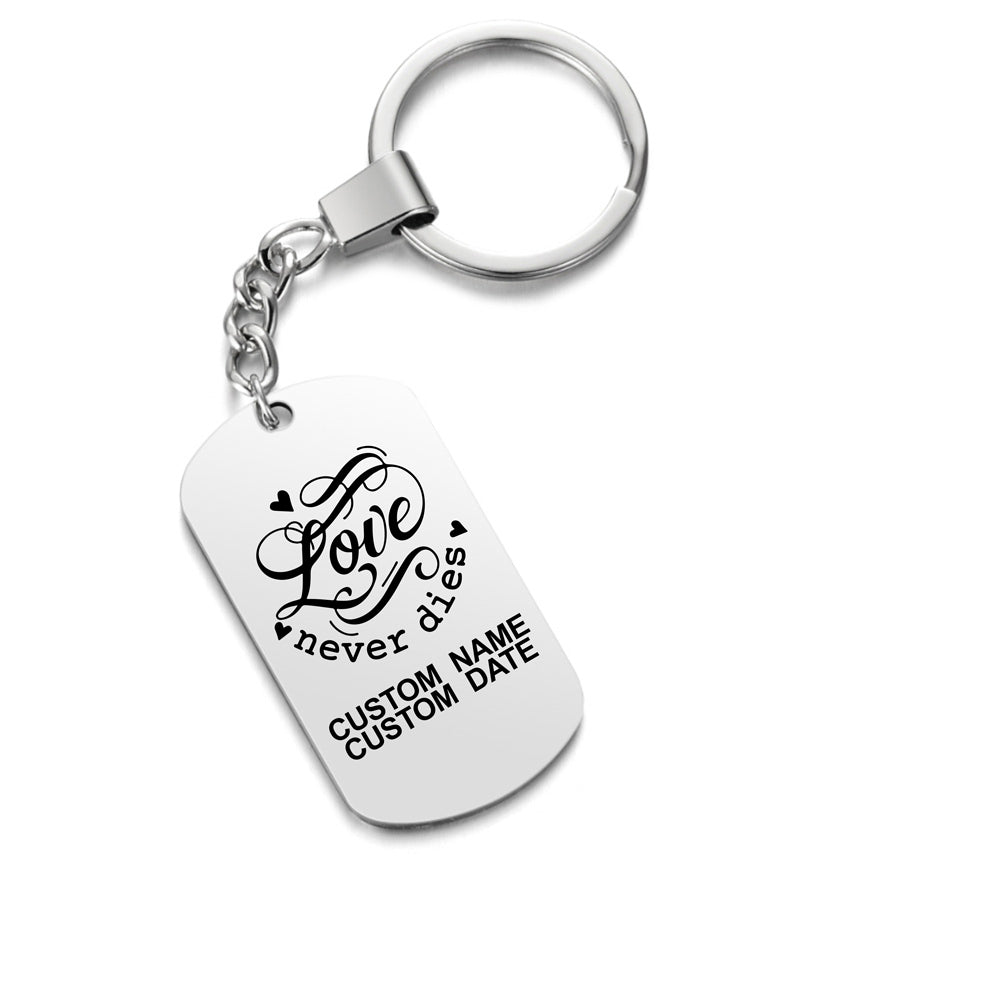 Keepsake Memorial Keychain 😍 Choose Your Style – My Memory Ring