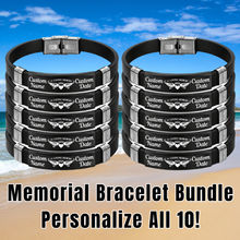 Load image into Gallery viewer, Memorial Bracelet Bundle (10 Bracelets)
