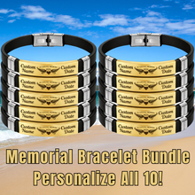 Load image into Gallery viewer, Memorial Bracelet Bundle (10 Bracelets)