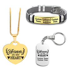 Load image into Gallery viewer, Forever In My Heart Bundle (Bracelet+Necklace+Keychain)