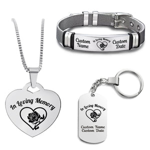 Keepsake Memorial Bundle (Bracelet+Necklace+Keychain)