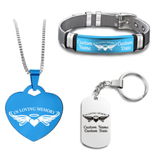 Load image into Gallery viewer, Keepsake Memorial Bundle (Bracelet+Necklace+Keychain)