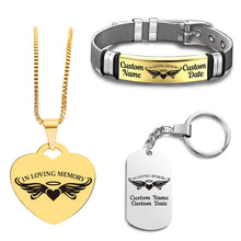 Load image into Gallery viewer, In Loving Memory Bundle (Bracelet+Necklace+Keychain)