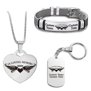 Keepsake Memorial Bundle (Bracelet+Necklace+Keychain)