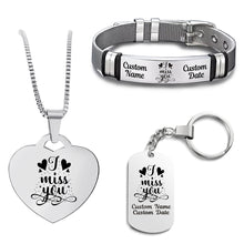 Load image into Gallery viewer, Keepsake Memorial Bundle (Bracelet+Necklace+Keychain)