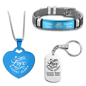 Keepsake Memorial Bundle (Bracelet+Necklace+Keychain)