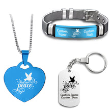 Load image into Gallery viewer, Rest In Peace Bundle (Bracelet+Necklace+Keychain)