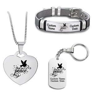 Keepsake Memorial Bundle (Bracelet+Necklace+Keychain)