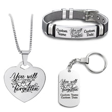 Load image into Gallery viewer, Never Forgotten-1 Bundle (Bracelet+Necklace+Keychain)