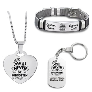 Never Forgotten-2 Bundle (Bracelet+Necklace+Keychain)